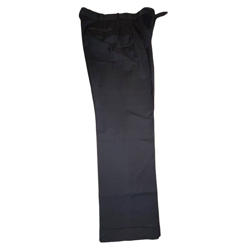 Stafford Essentials Classic Fit Mens Black Dress Pants 34x32 Polyester/Viscose B